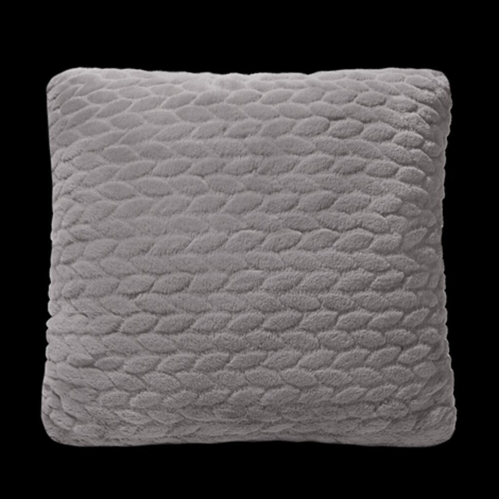 Summer & Rose Faux Fur Throw Pillow in Nirvana